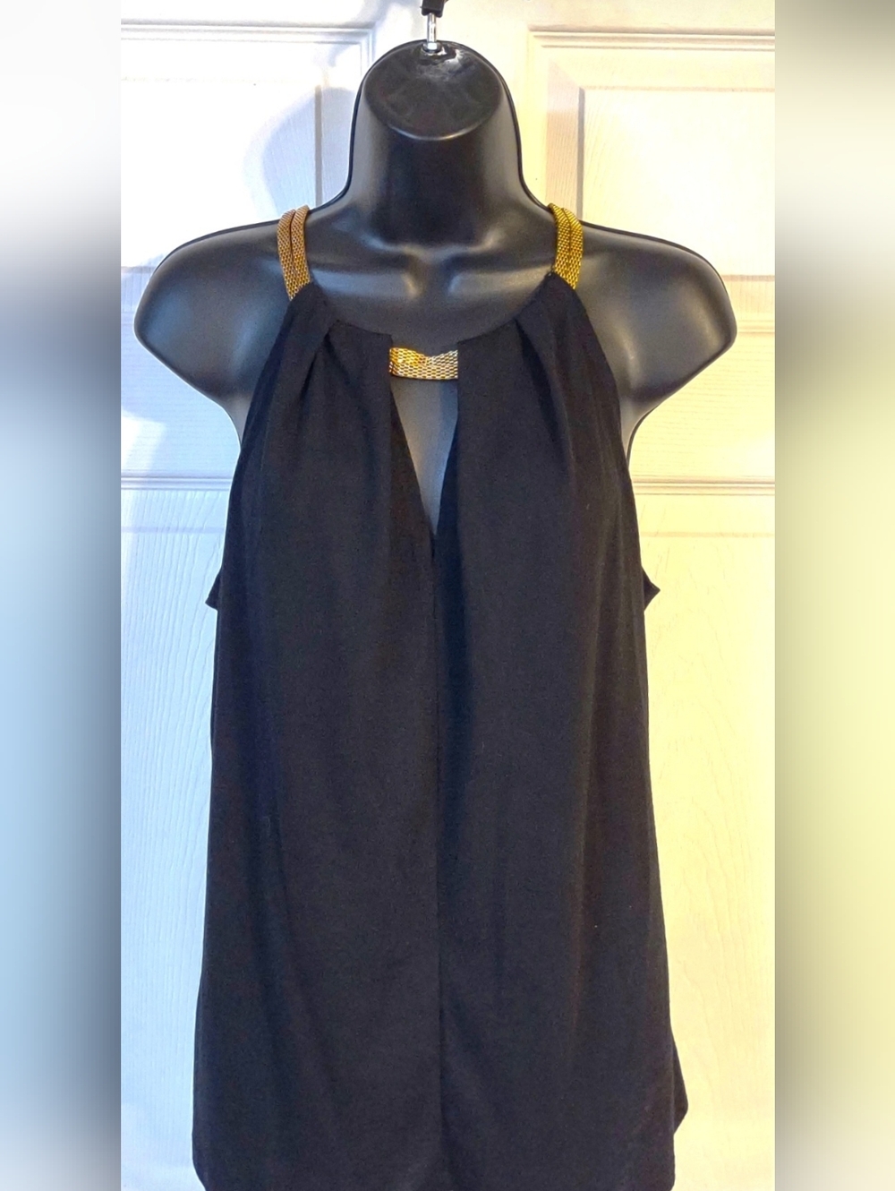 Essentials Milano NWT Black Sleeveless Top